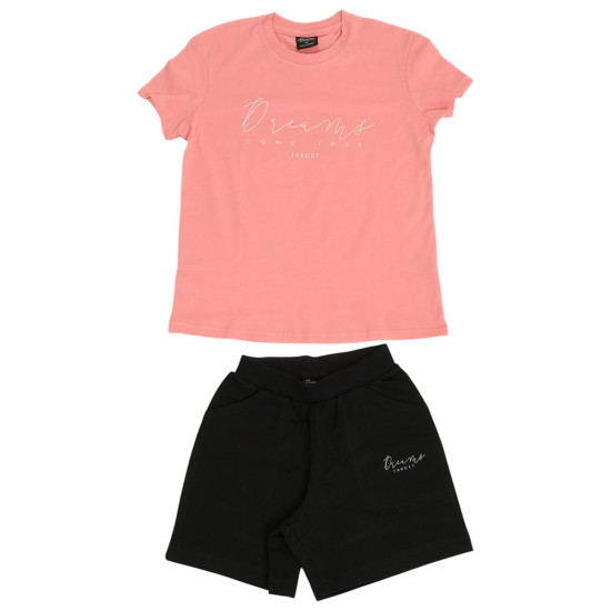 Target Παιδικό σετ Girls T-Shirt & Shorts ''Dreams'' Set